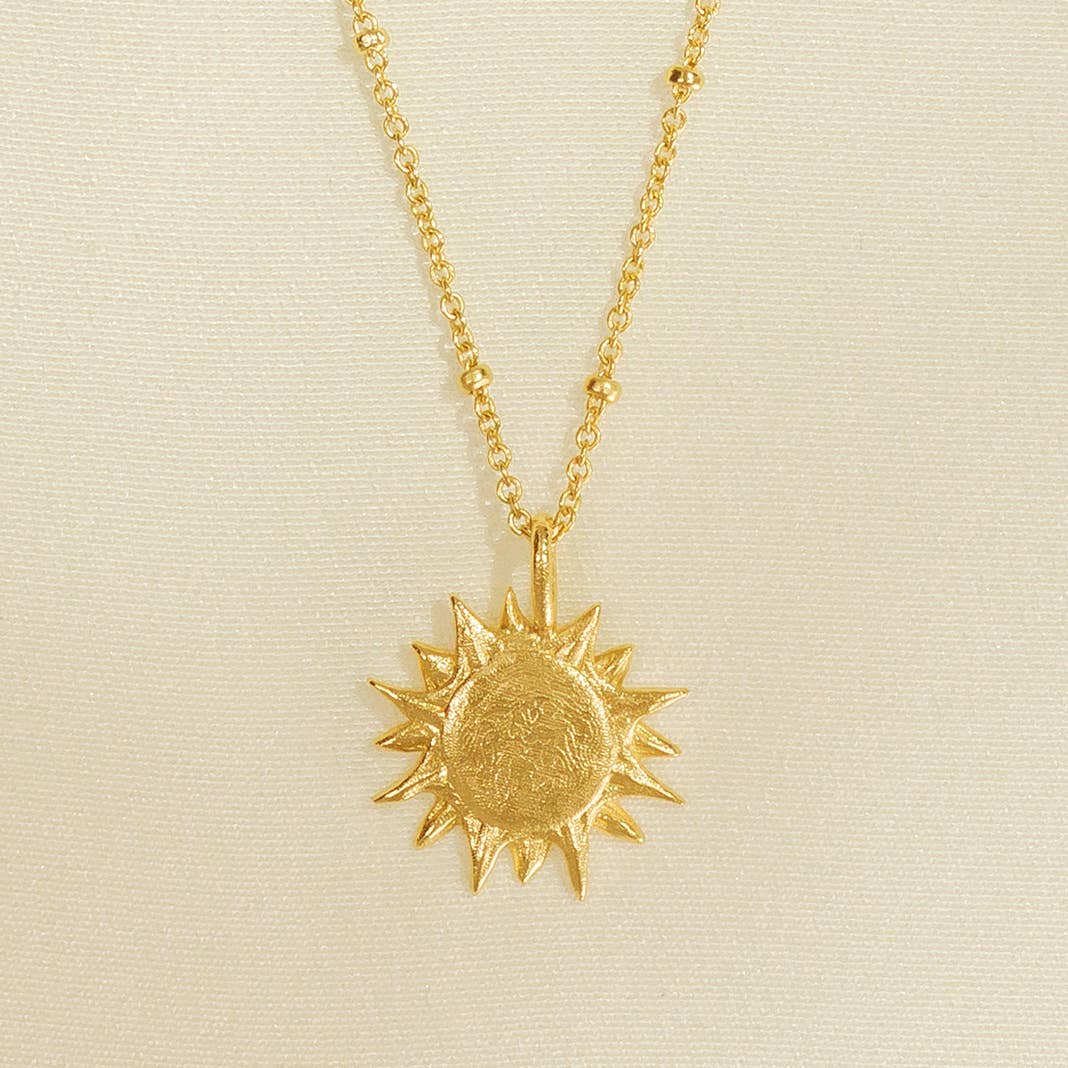 Solea Halskette | Eine Hommage an die Sonne in zeitlosem Design