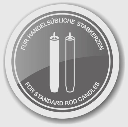 Lincoln Ljusstake – Silverfinish (flera höjder)