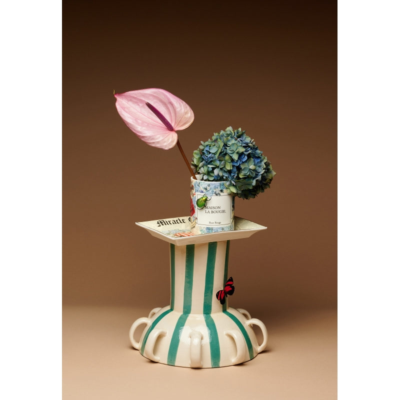 Rose Rouge - Doftljus i handgjord keramik | Maison La Bougie