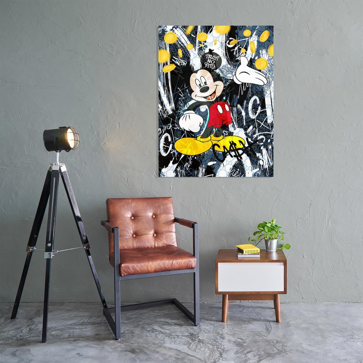 Acrylic glass picture - Mickey Cash