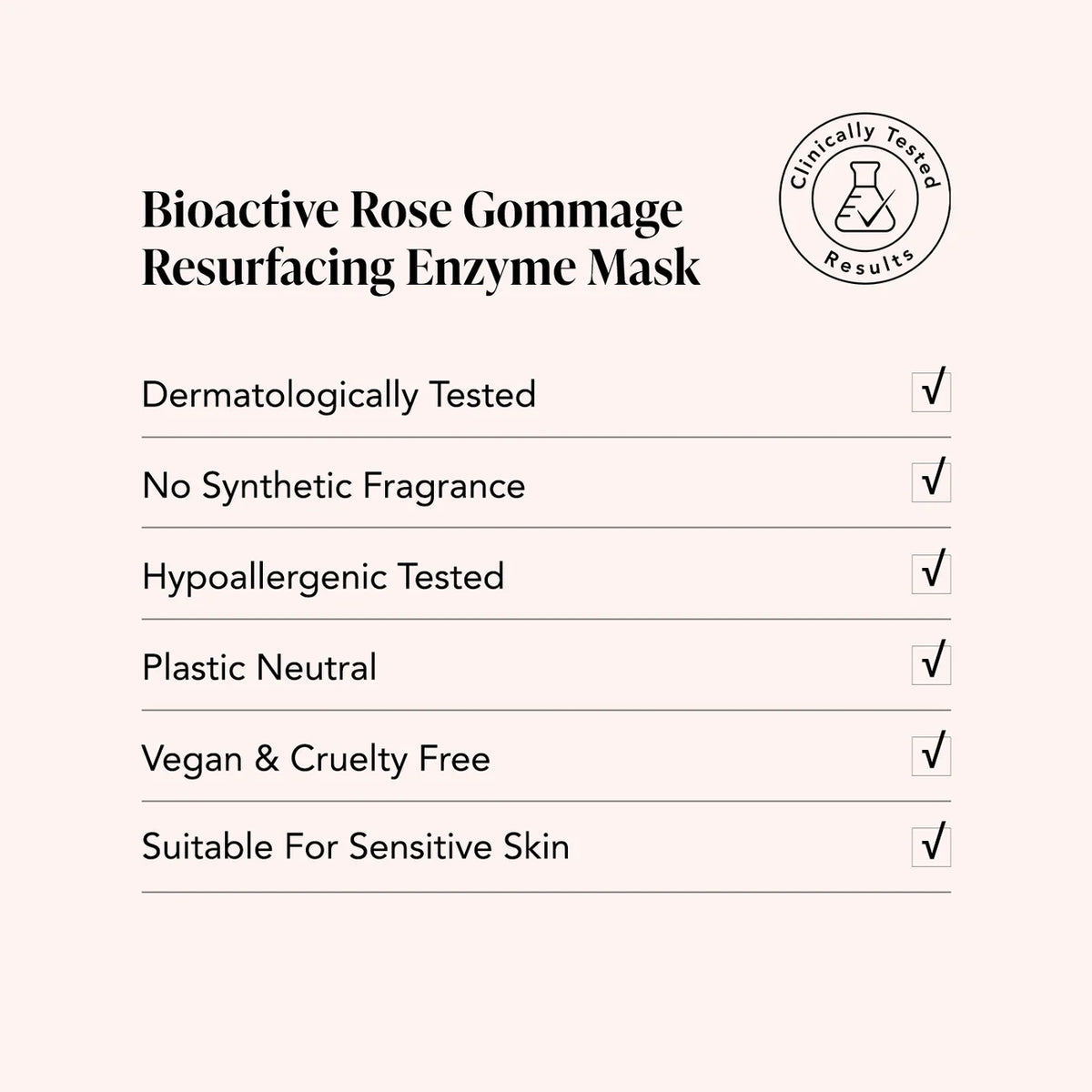 Odacité Bioactive Rose Gommage Resurfacing Enzyme Mask – 50 ml
