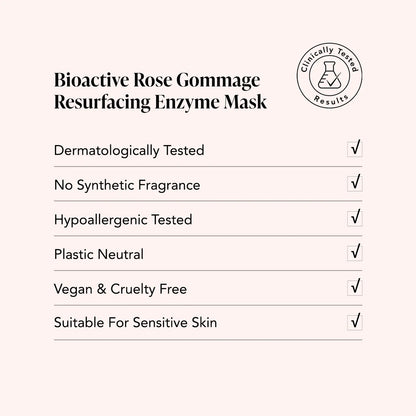 Odacité Bioactive Rose Gommage Resurfacing Enzyme Mask – 50 ml