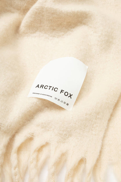 Reykjavik-pläd i Pebble Beige | Arctic Fox &amp; Co.