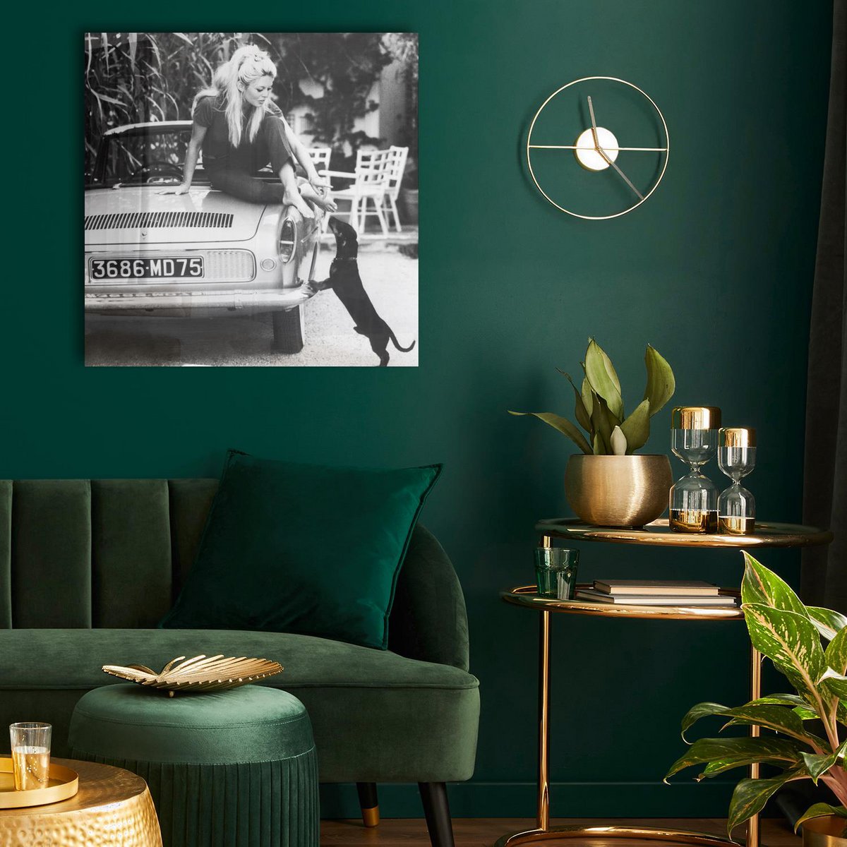 Acrylic glass picture - Brigitte Bardot