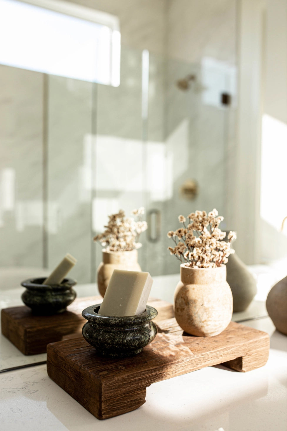 Small Green Marble bowl