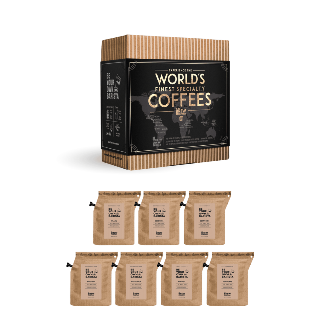 World’s Finest Coffees – presentbox med premiumkaffe | Coffeebrewer