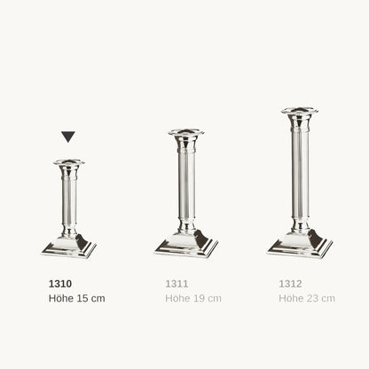 Lincoln Ljusstake – Silverfinish (flera höjder)