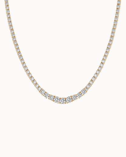 Aurelia Tennis Necklace – Gold Plated | NAVA Copenhagen