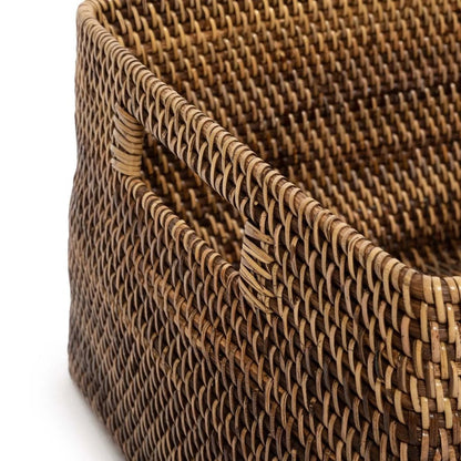 Colonial Magazine Basket – Naturbrun (Large