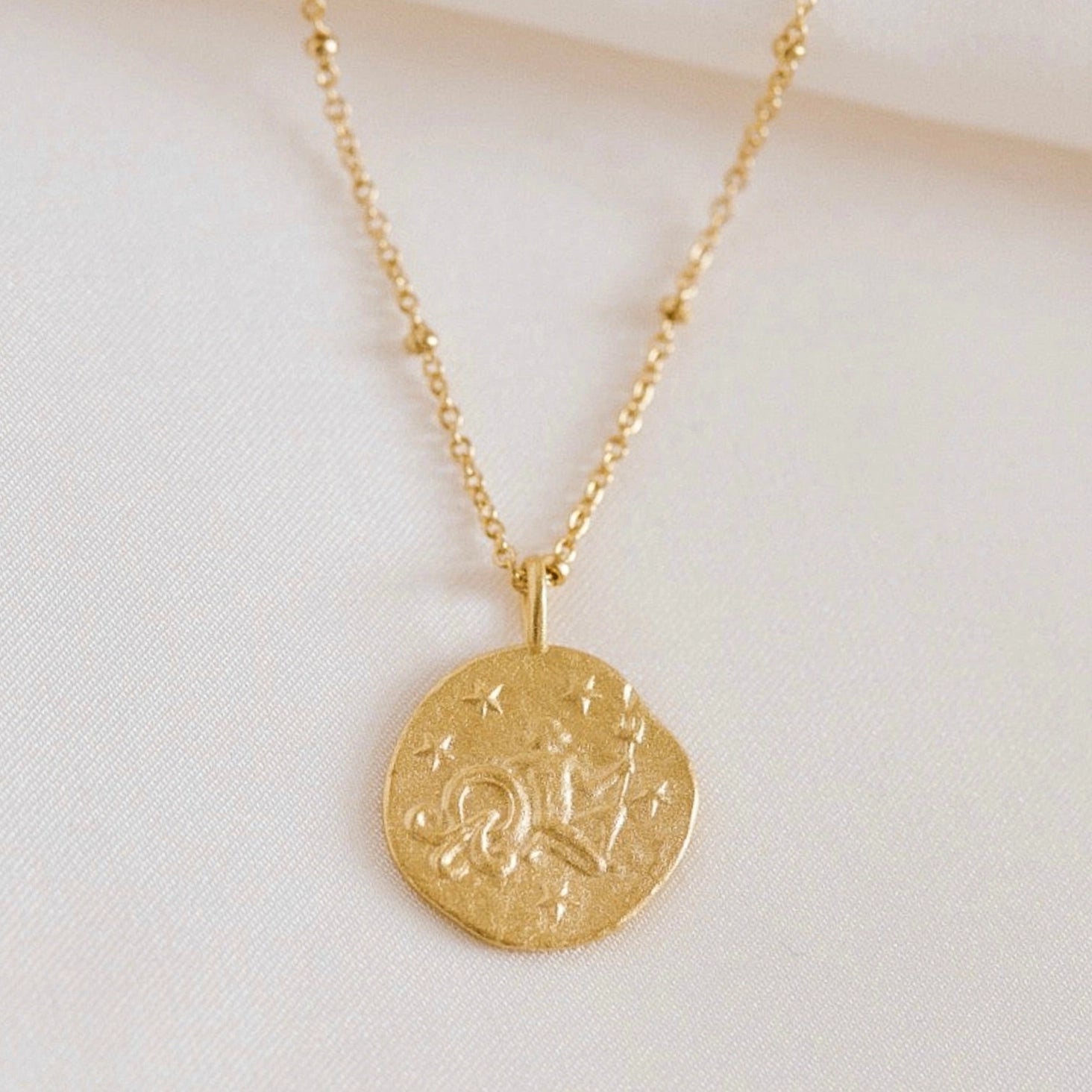 Zodiac Necklace | 24k Gold | Agape Studio Jewelry 