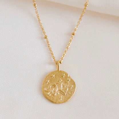 Zodiac Necklace | 24k Gold | Agape Studio Jewelry 