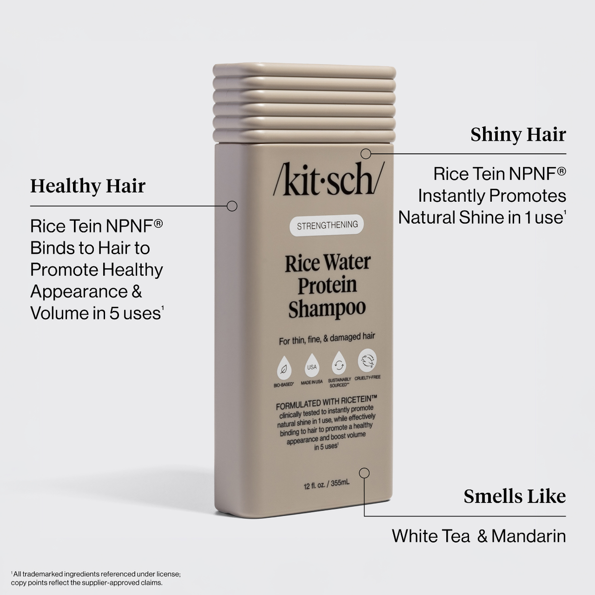 Rice Water Shampoo &amp; Conditioner Combo for Hair Growth – 2 x 355 ml