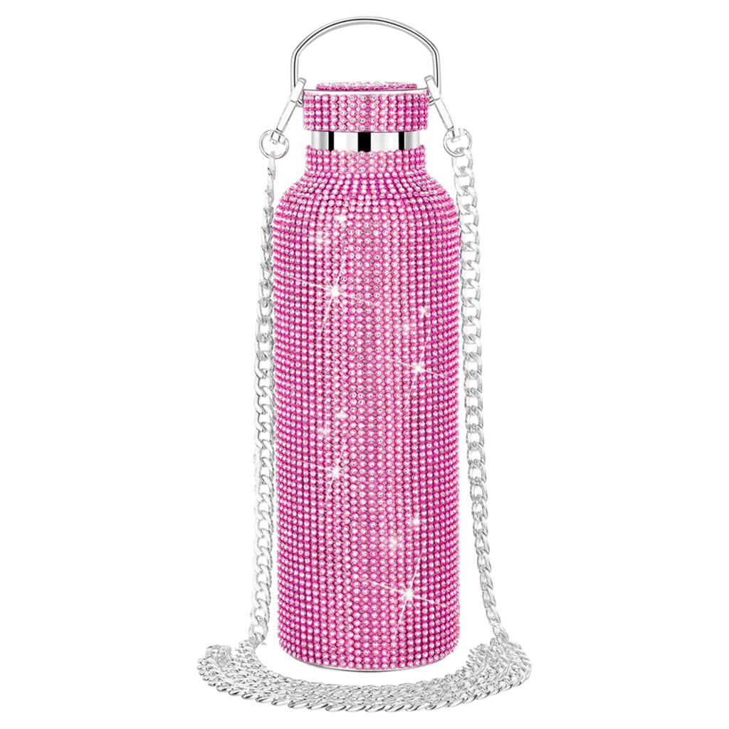 Höstens finaste accessoar - Rhinestone vattenflaskan!