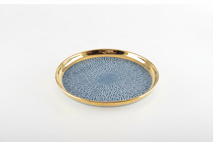 Éclat | Assiett med guldkant – 4-pack