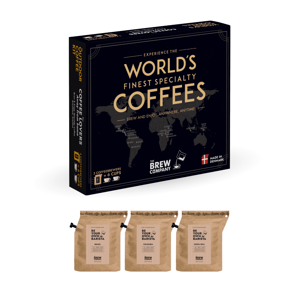 World’s Finest Coffees – presentbox 3 Coffeebrewer