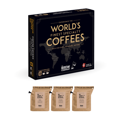World’s Finest Coffees – presentbox 3 Coffeebrewer