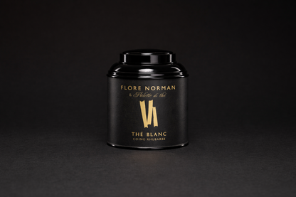 Flore Norman – Rabarber | Vitt te Pai Mu Dan med kvitten &amp; rabarber (40 g)