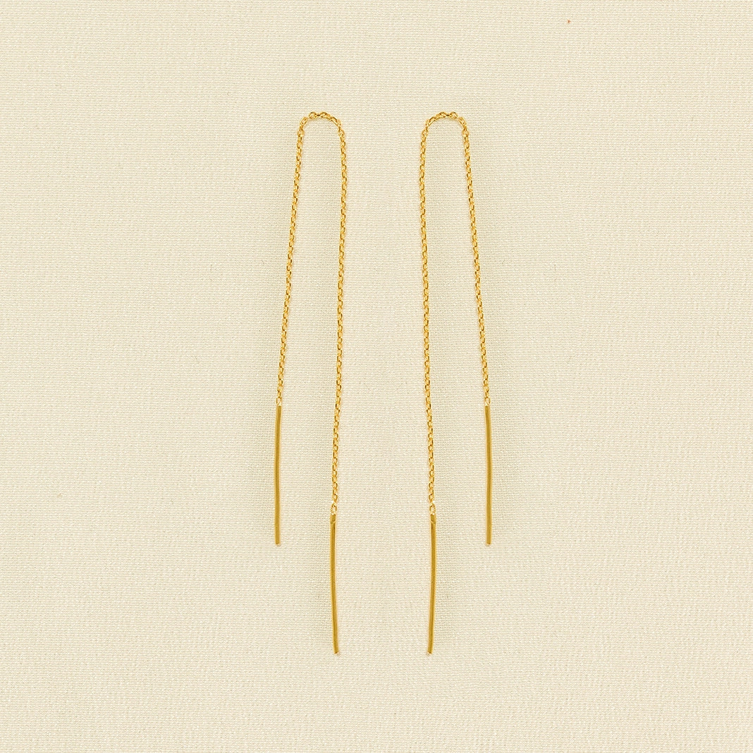 Ariane Earrings | 24k Gold | Agape Studio Jewelry 