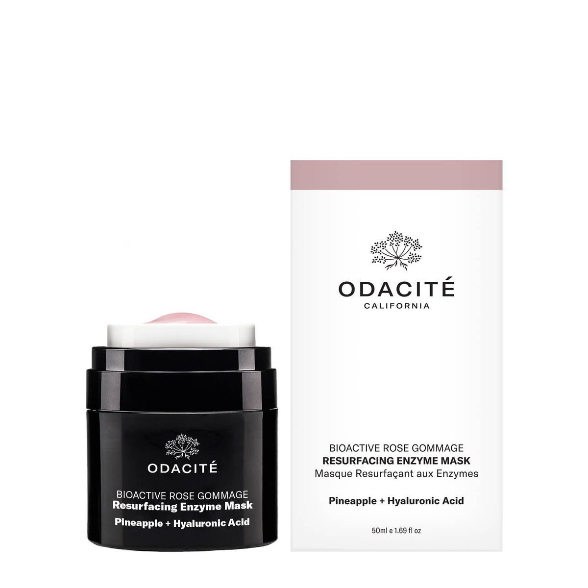 Odacité Bioactive Rose Gommage Resurfacing Enzyme Mask – 50 ml