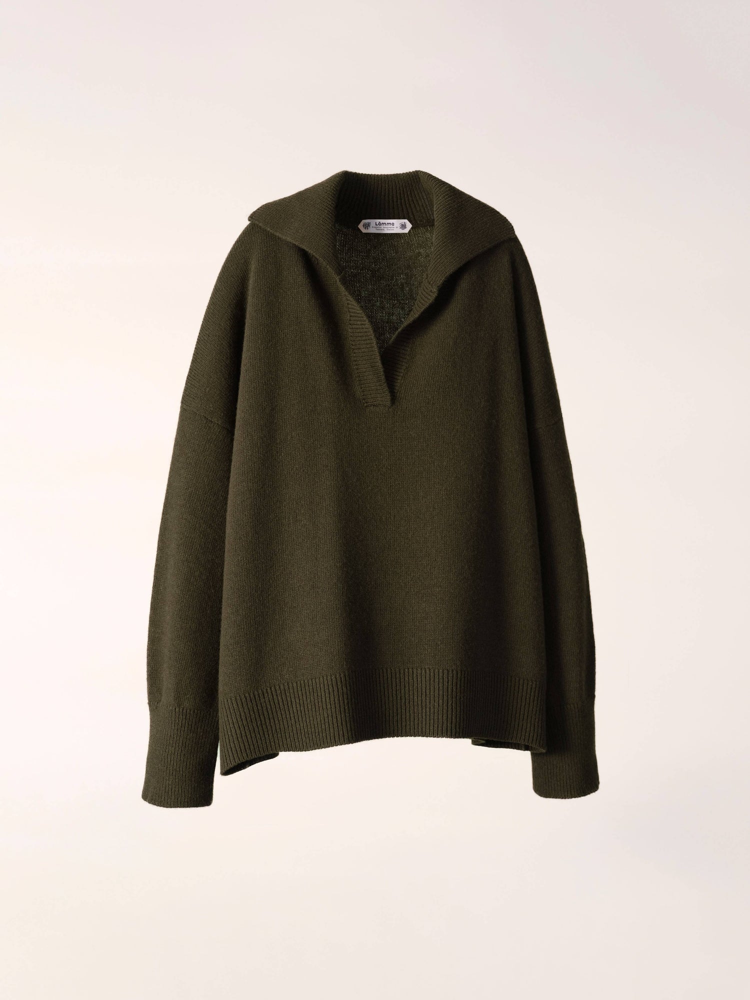 Wool &amp; Cashmere Polo Sweater