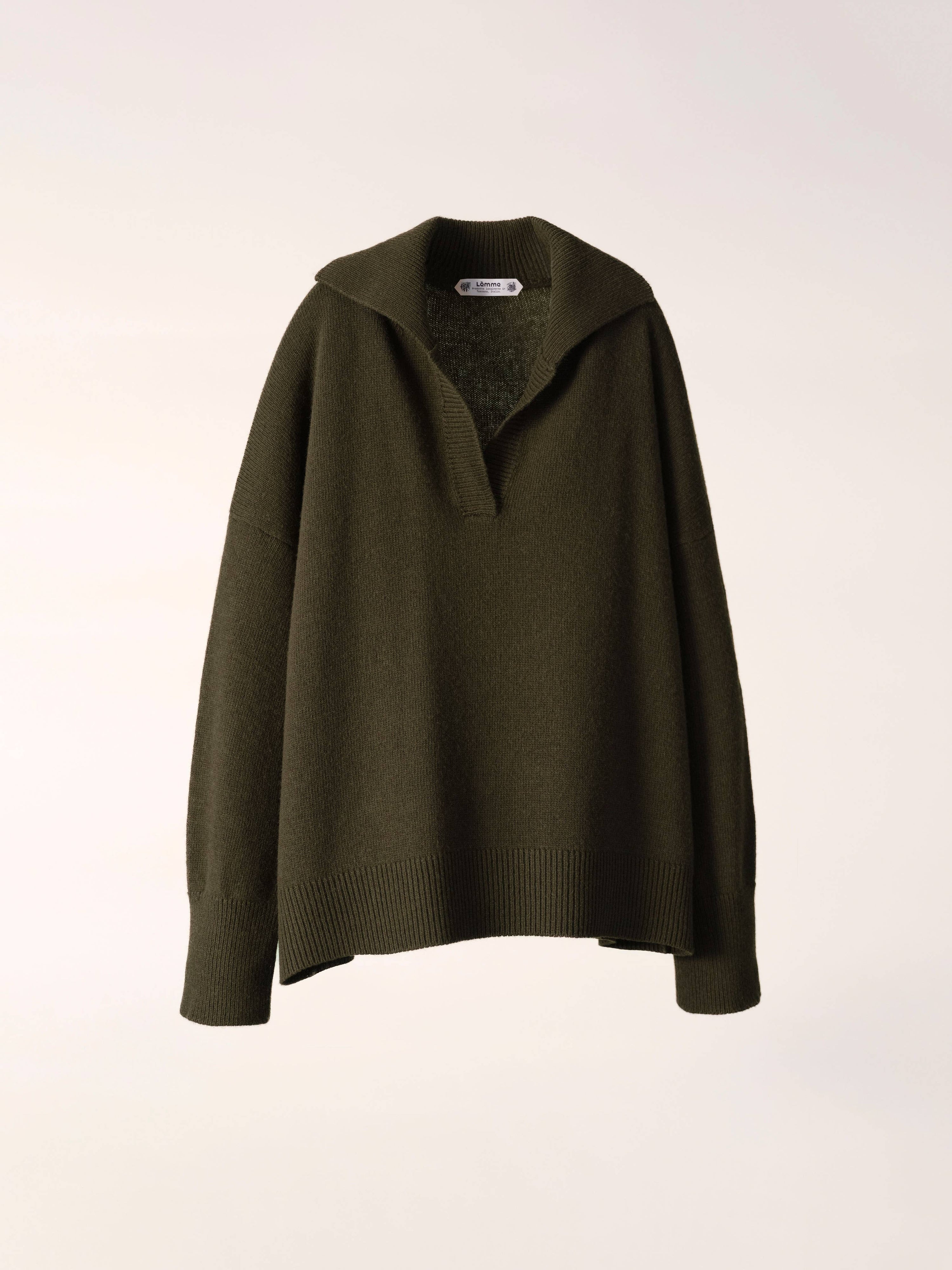 Wool &amp; Cashmere Polo Sweater