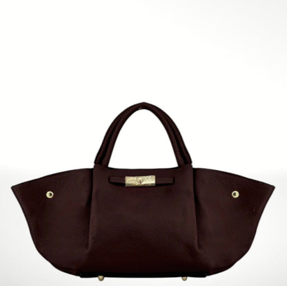 Iklina Leather Handbag – Made in Italy