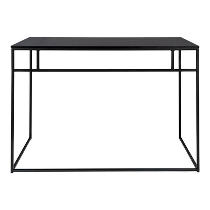 The Vita Desk – stilrent skrivbord i svart metall, 100x45x75cm