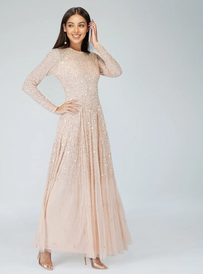 Sila Maxi Dress - Blush Pink