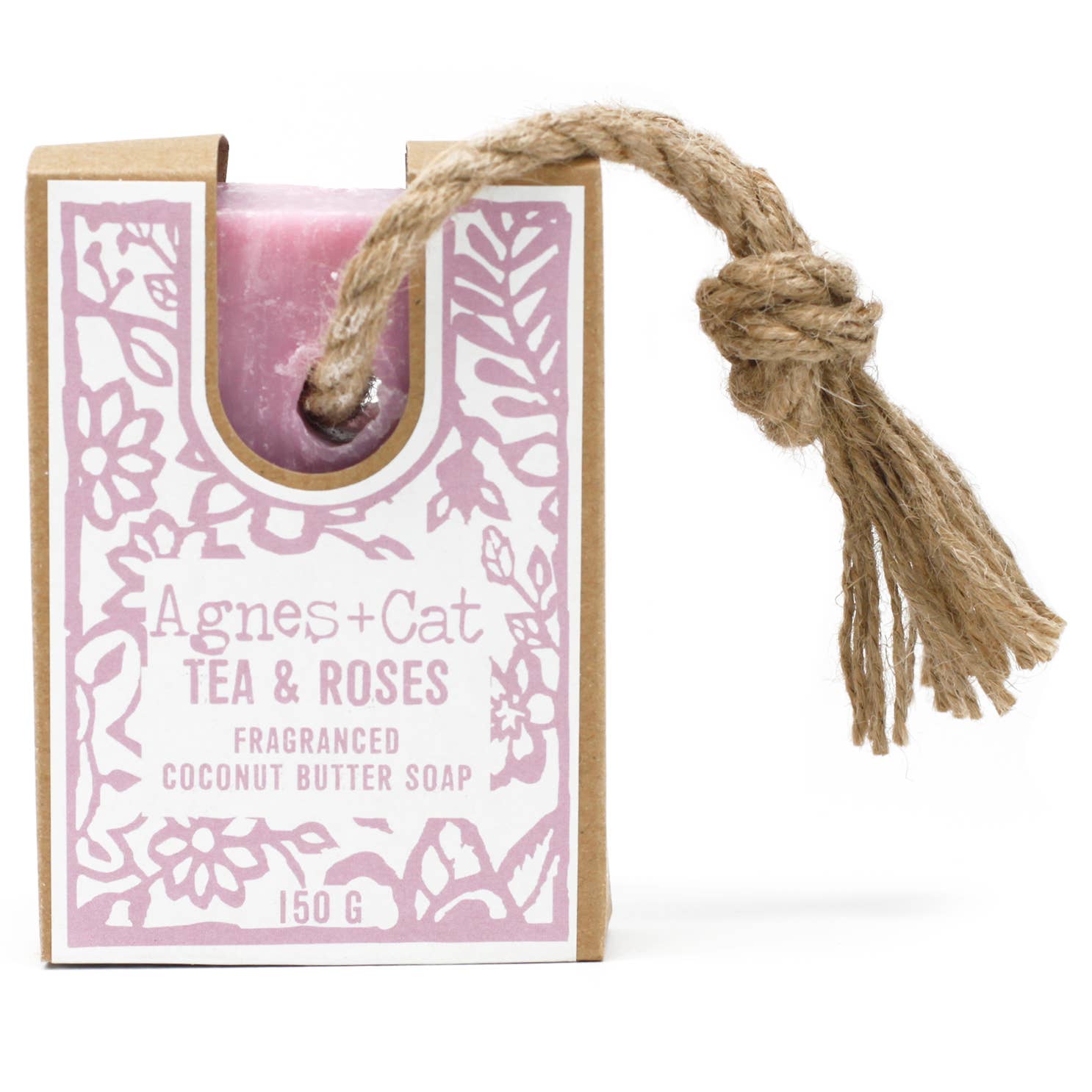 150g Seife am Band – Tee &amp; Rosen