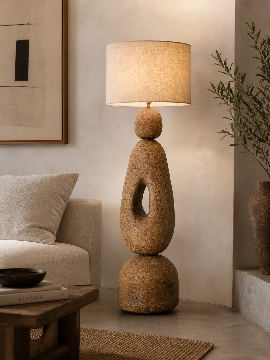 Lampatha Christie Golvlampa – Mud XL