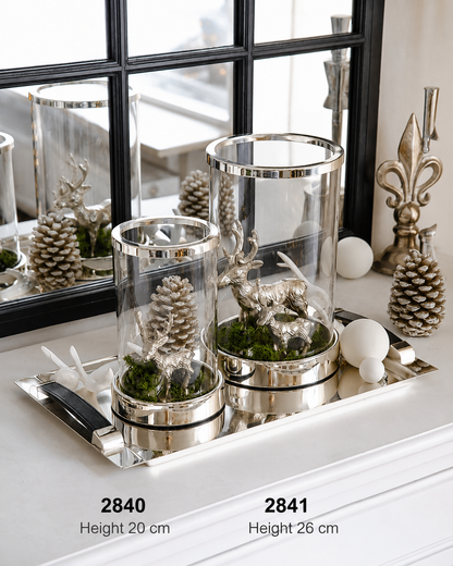 Silverpläterad Ljuslykta Sanremo 26 cm | EDZARD