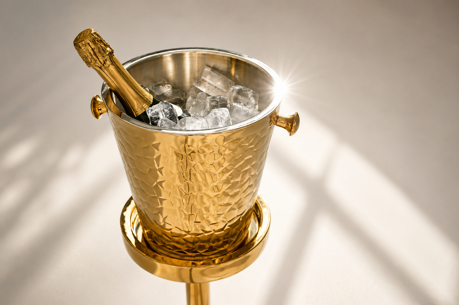 Guldställ för Champagnekylare 62 cm | EDZARD Olbia