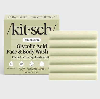 Kitsch Glycolic Acid Resurfacing Face &amp; Body Wash – 113 g
