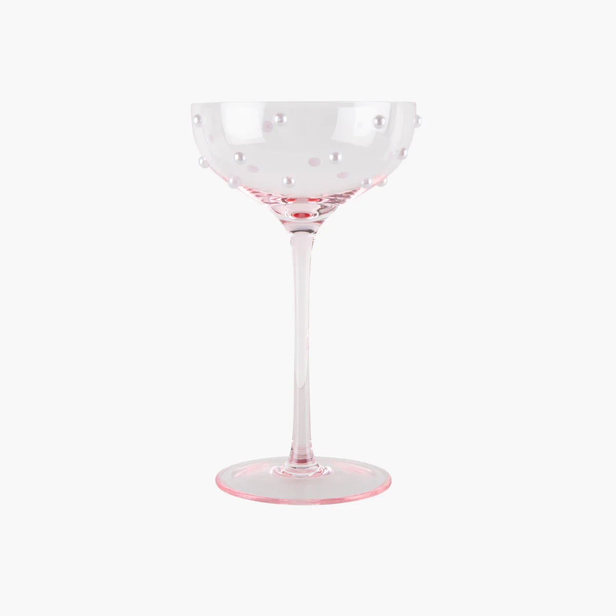 Pink Pearl Glass Coupe, LEPELCLUB