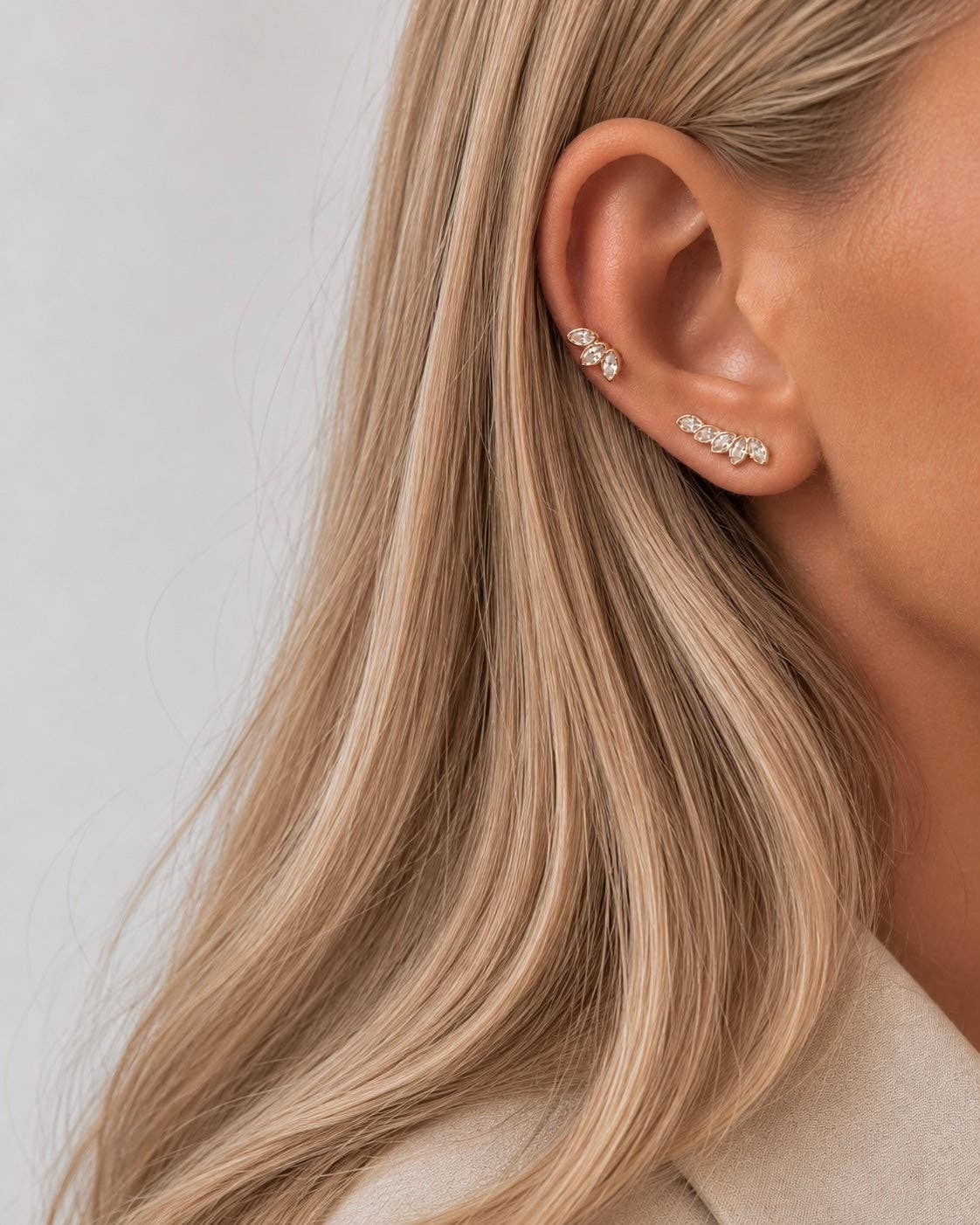 Hepa Petite Studs – Gold Plated