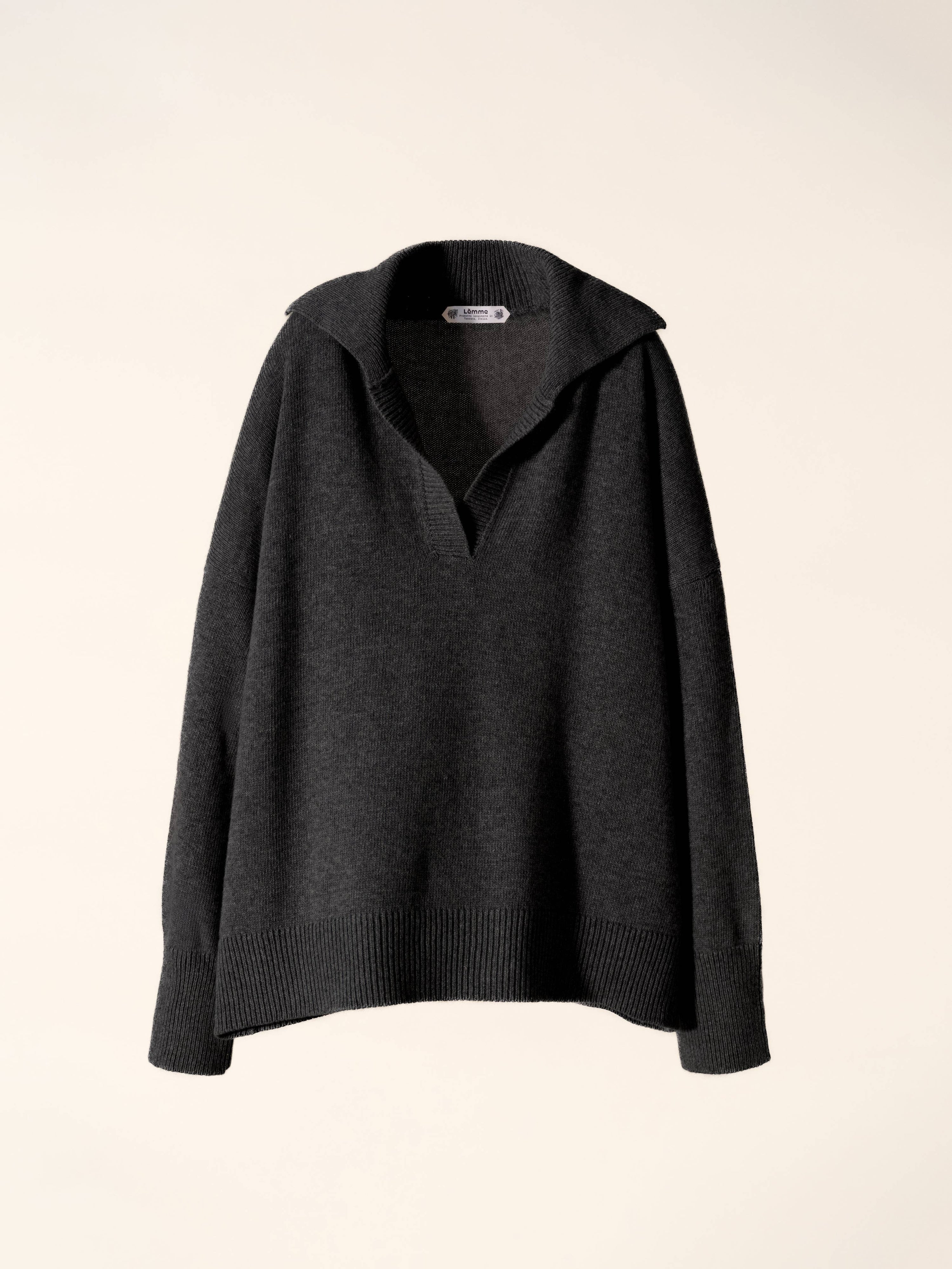 Wool &amp; Cashmere Polo Sweater