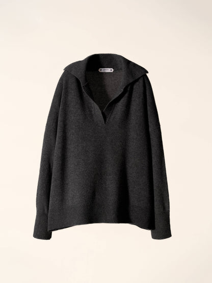 Wool &amp; Cashmere Polo Sweater