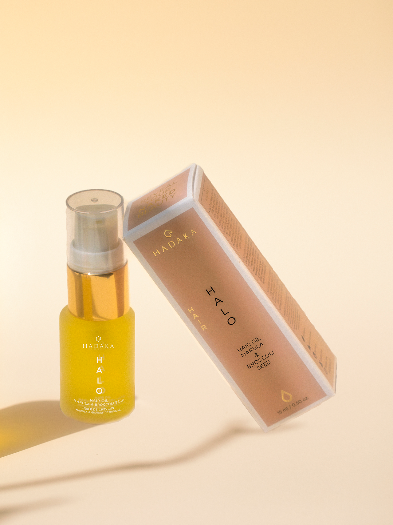 Huile capillaire HALO™ – Huile de Marula et de graine de Brocoli