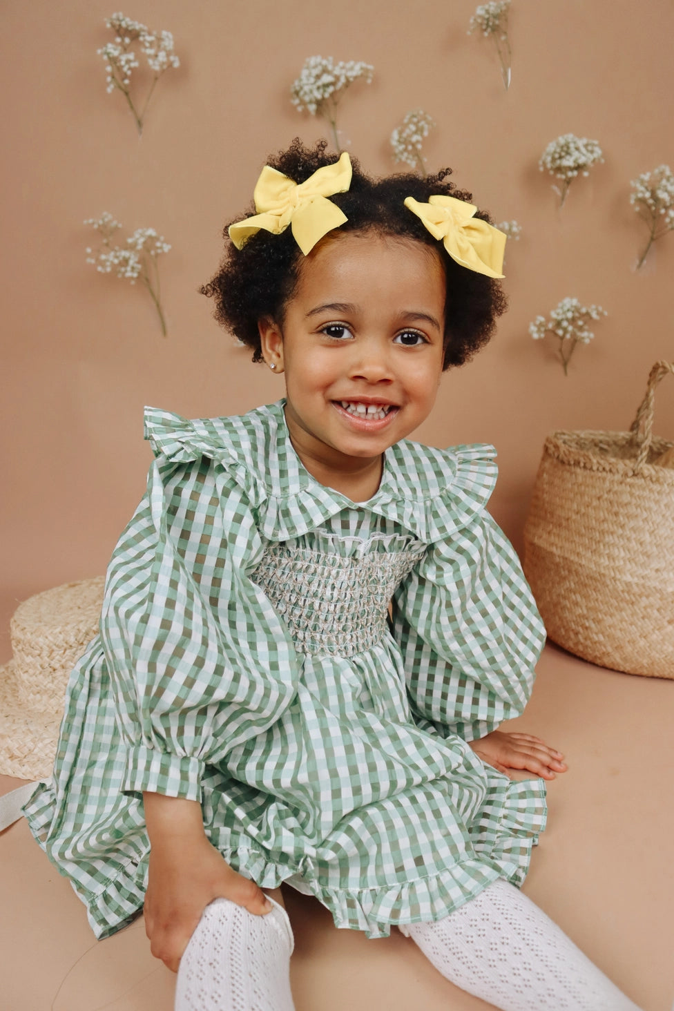 Ruth Ruched Dress, La Olivia Kids