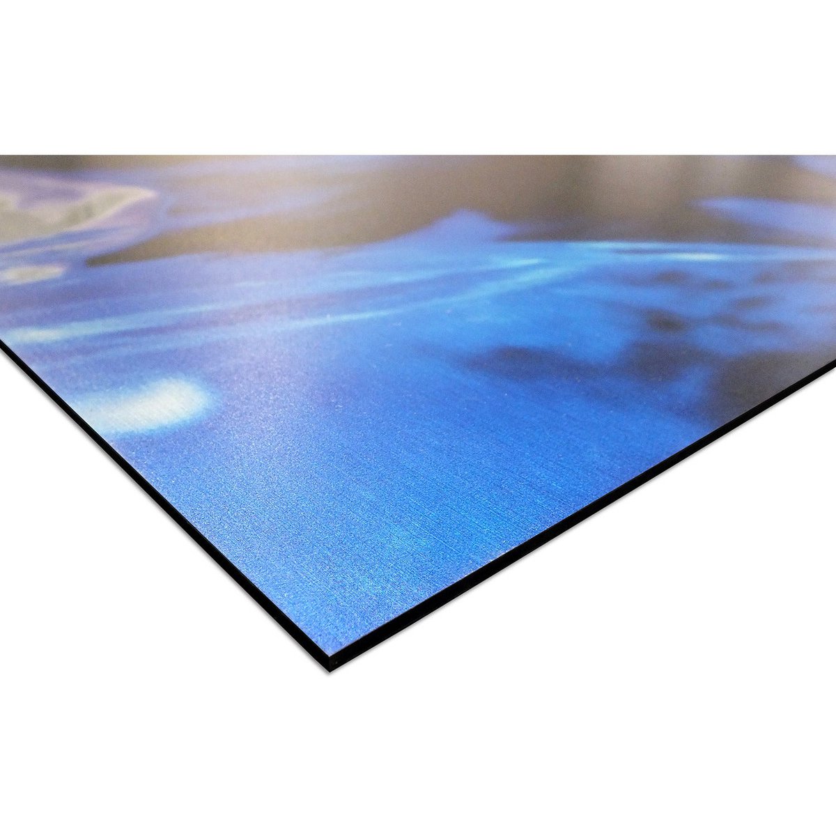 Aluminiumtavla – Palm Boulevard i Metallisk Finish