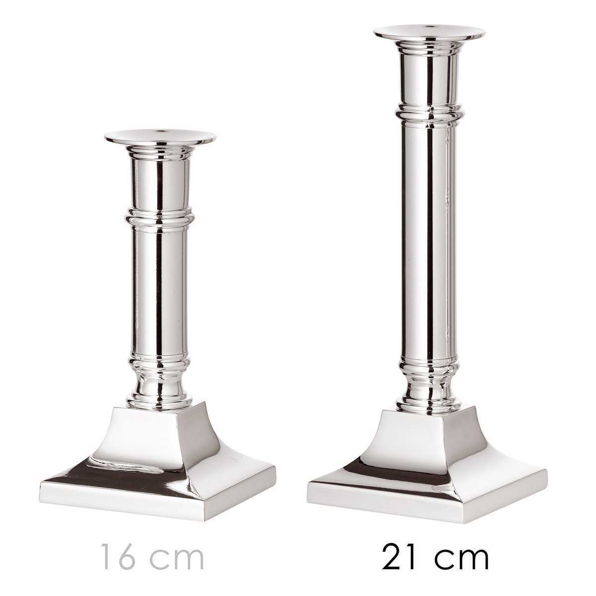 Kent | Silverpläterad ljusstake | Edzard - H 21 cm
