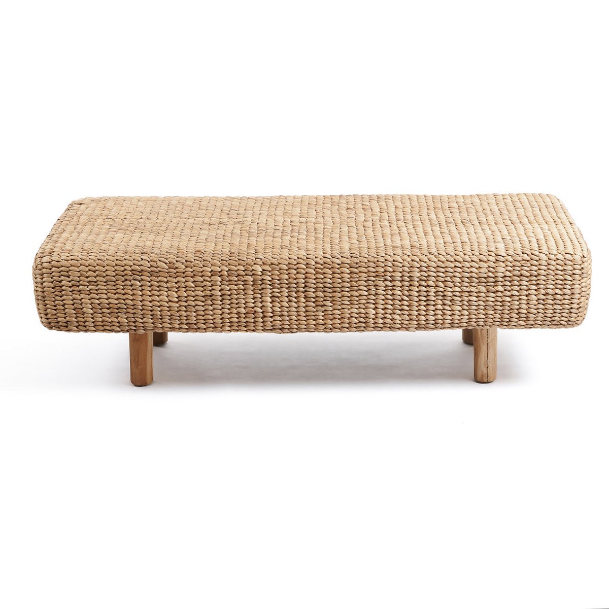 The Water Hyacinth Bench – handgjord bänk i vattenhyacint och trä