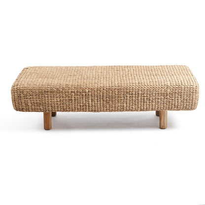 The Water Hyacinth Bench – handgjord bänk i vattenhyacint och trä