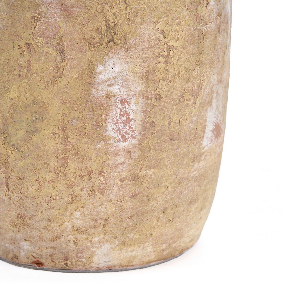 Beige handgjord terrakottavas – Keramikvas 30 cm | Bazar Bizar