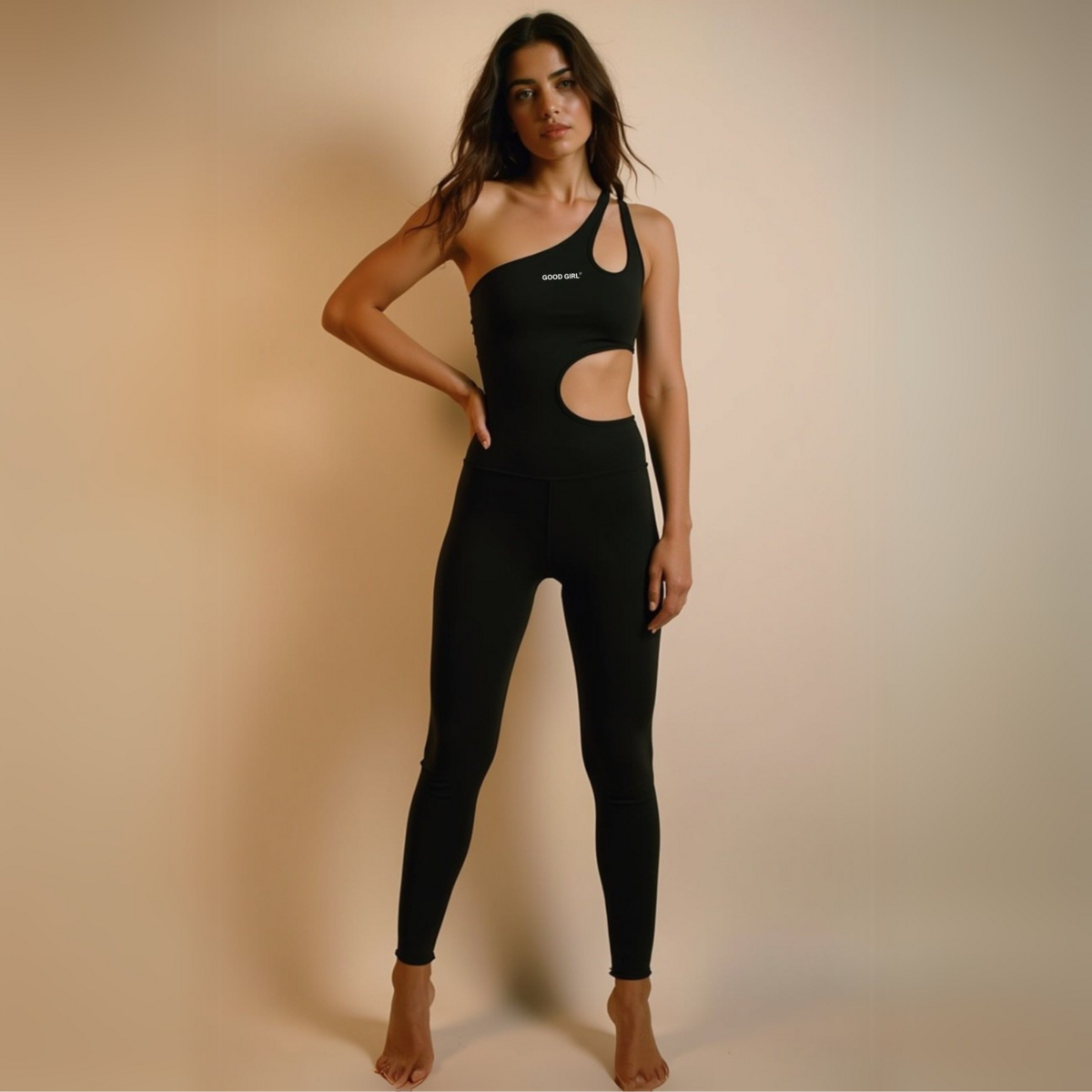 Cut Out Jumpsuit – “GOOD GIRL BAD HABITS®” – Black