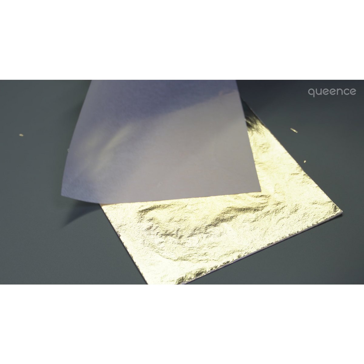 Money Never Sleeps | Lyxig akrylglastavla med bladguld (180x75 cm)