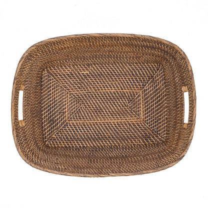 Hannah | Handflätad Tvättkorg i Rotting (L)