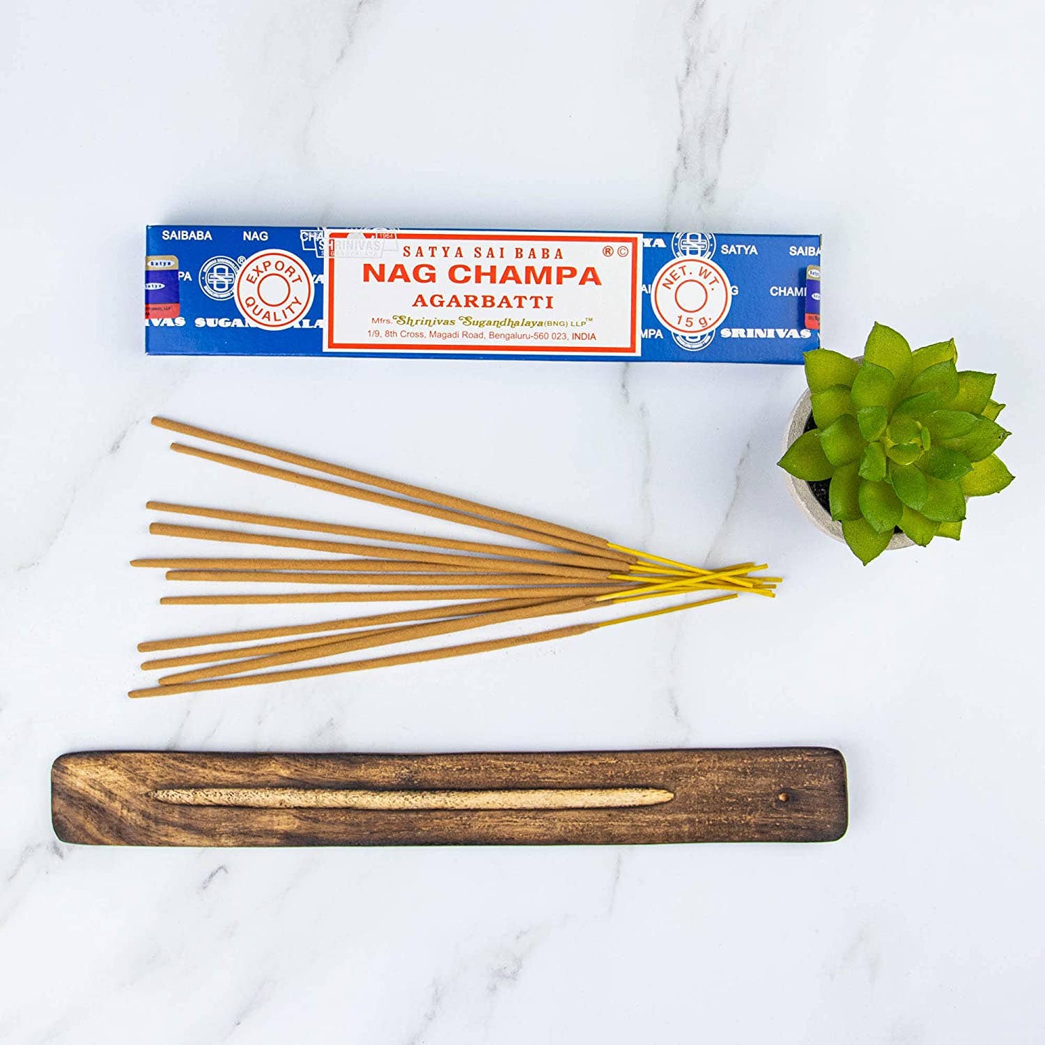 Nag Champa Räucherstäbchen, Satya 15g