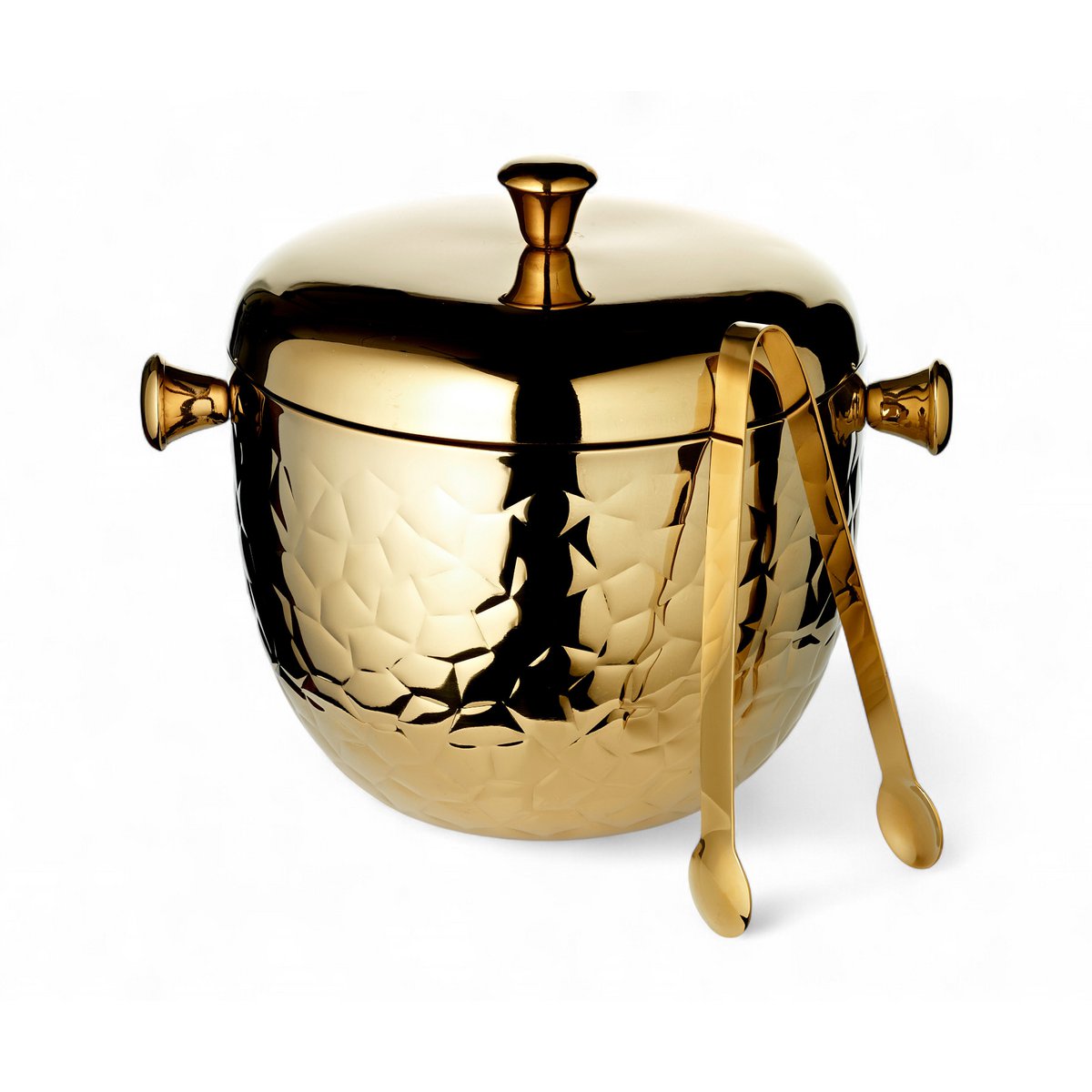 Rico Ice Bucket Gold – Lyxig Ishink i Rostfritt Stål (21 cm)