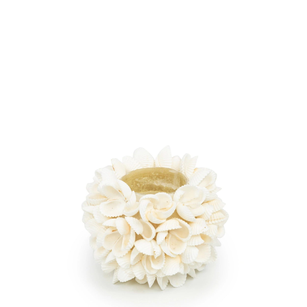 Blumen Power Teelichthalter Muschel – Klein (S)